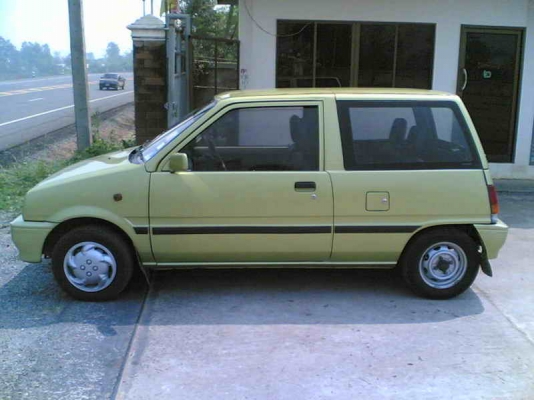 ขาย DAIHATSU MIRA สีเขียว ทะเบียนพร้อมโอนเครื่องดีเงียบ แอร์เย็น ภายในดีเบอะไม่ขาด ขาย 68000 บาท