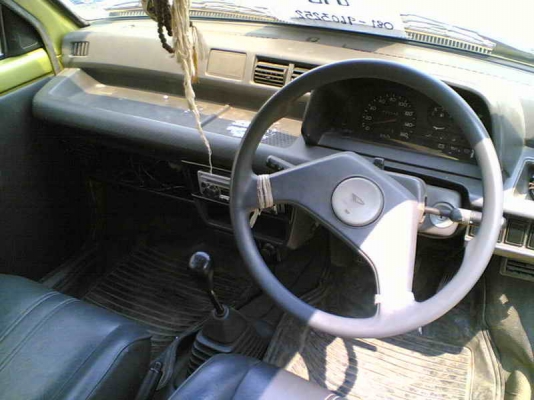 ขาย DAIHATSU MIRA สีเขียว ทะเบียนพร้อมโอนเครื่องดีเงียบ แอร์เย็น ภายในดีเบอะไม่ขาด ขาย 68000 บาท