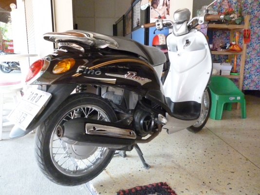 Yamaha Fino ปี50 สีน้ำตาล-ขาว ตัวคลาสสิค Yamaha Fino ปี50 สีน้ำตาล-ขาว ตัวคลาสสิค