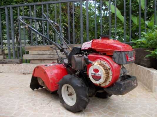 รหัส:12000795รถพรวนดินเดินตามMITSUBISHI GM181Lเบนชิล(3.5ps)ชุดพรวนดินกว้าง55cm.www.nihonmono.com