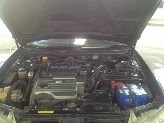 NISSAN, CEFIRO 2.0 EXECUTIVE V6 ปี 2002 สีดำ เกียร์ออโต้ ติดแก๊ส LPG