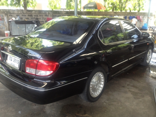 NISSAN, CEFIRO 2.0 EXECUTIVE V6 ปี 2002 สีดำ เกียร์ออโต้ ติดแก๊ส LPG