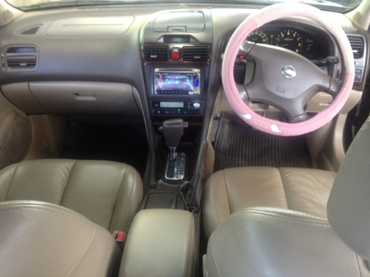 NISSAN, CEFIRO 2.0 EXECUTIVE V6 ปี 2002 สีดำ เกียร์ออโต้ ติดแก๊ส LPG