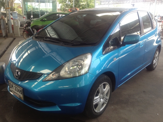 HONDA, JAZZ 1.5 i-VTEC S ปี 2010 สีน้ำเงิน เกียร์ออโต้