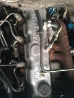 รถยกดีเซล นิสสัน SD25 2.5 ตัน สูง 4.5 เมตร เกีย์รออโต้