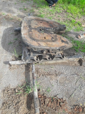 ขายจานรากหน้าวัว พร้อมแป้นใช้งานปกติครับ