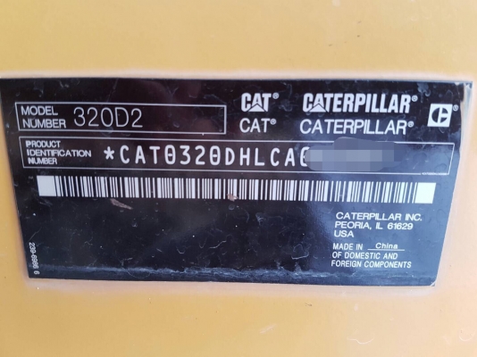 ขายดาวน์รถแบ็คโฮ CAT 320D2.  รถสวยพร้อมใช้งานชั่วโมงน้อย