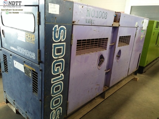 ขายเครื่องปั่นไฟ AIRMAN SDG100S นำเข้าญี่ปุ่น เครื่อง ISUZU 6BG1 โทร061-4194021 ไปป์ครับ