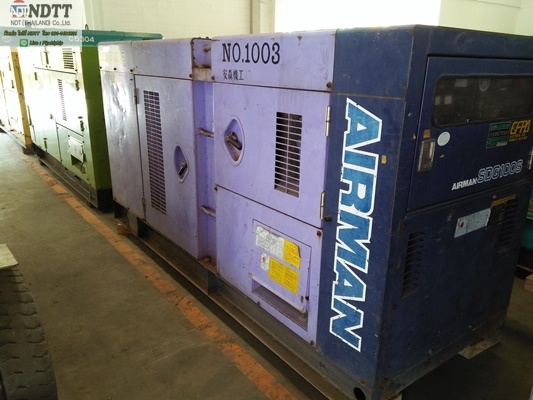 ขายเครื่องปั่นไฟ AIRMAN SDG100S นำเข้าญี่ปุ่น เครื่อง ISUZU 6BG1 โทร061-4194021 ไปป์ครับ ขายเครื่องปั่นไฟ AIRMAN SDG100S นำเข้าญี่ปุ่น เครื่อง ISUZU 6BG1 โทร061-4194021 ไปป์ครับ