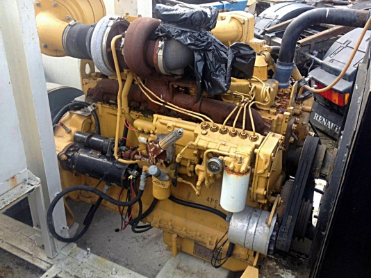 ขาย 2 ชุด เครื่องปั่นไฟ Caterpillar 3306DITA ขนาด 185&amp;200Kva