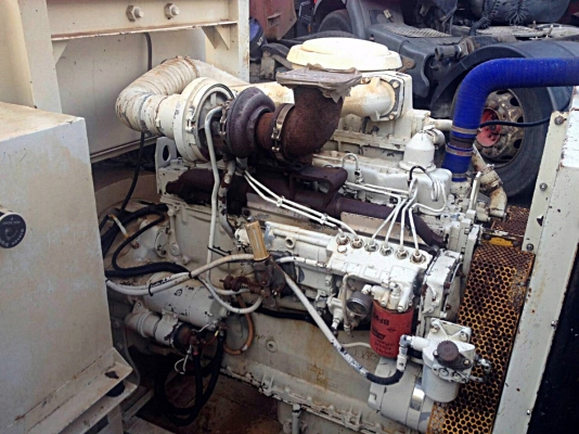 ขาย 2 ชุด เครื่องปั่นไฟ Caterpillar 3306DITA ขนาด 185&amp;200Kva