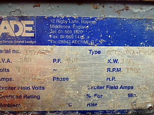ขาย 2 ชุด เครื่องปั่นไฟ Caterpillar 3306DITA ขนาด 185&amp;200Kva