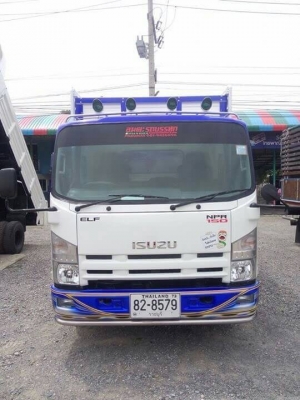 ขายรถบรรทุกหกล้อ ISUZU NPR เครื่อง 150 แรง ปี 55 กระบะคอกมิเนียม ช่วงยาว 5.50 เมตร ทะเบียนพร้อม
