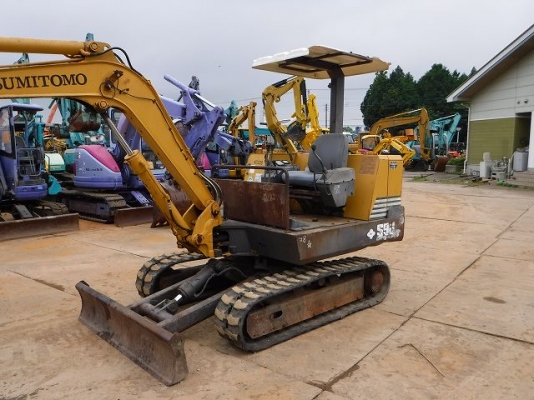 Sumitomo S90FX2 เก่าญี่ปุ่น เครื่องอีซูซุ คอนโทลน้ำมัน ปั้มนิ้ว