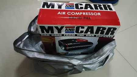 เครื่องเติมลมรถ ยี่ห้อ My and carr