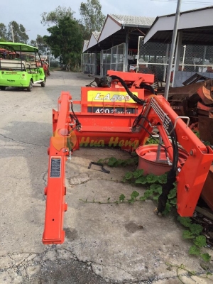 บุ้งกี๋เกษตรพร้อมการ์ดมือสอง รุ่น LA 508T เหมือนใหม่ ใช้สำหรับรถ36แรง