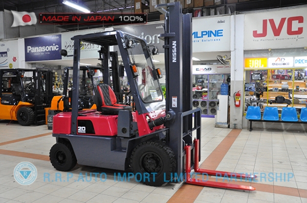 ขายรถโฟล์คลิฟท์มือสองNISSAN รุ่น UJ02-111746 ราคา 195,000 บาท นำเข้าจากประเทศญี่ปุ่น 100\% ไม่เคยใช้งานในไทย