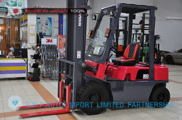 ขายรถโฟล์คลิฟท์มือสองNISSAN รุ่น UJ02-111746 ราคา 195,000 บาท นำเข้าจากประเทศญี่ปุ่น 100\% ไม่เคยใช้งานในไทย