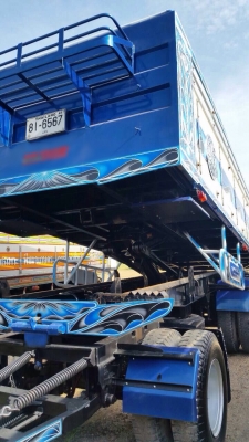 ขายรถพ่วงด้มพ์ Isuzu เครื่อง 360 แรง ปี 53 กระบะดัมพ์อู่สหกิจ ลูก 3 เพลาแท้ ทะเบียนพร้อม