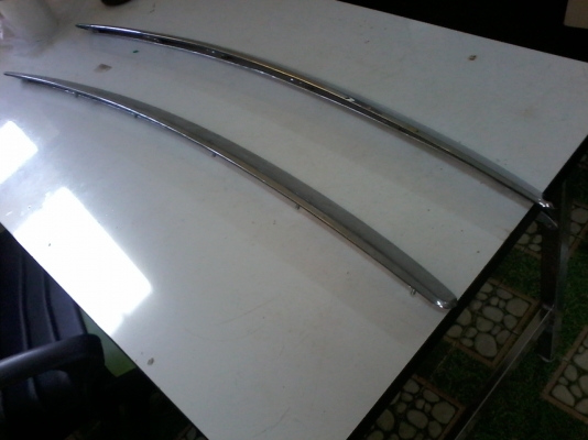 คิ้วชุบฝากระโปรงหน้า ISUZU All new -Vcross