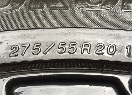 ล้อ USA ขอบ20 พร้อมยาง Yokohama 275 55 20 ปี14 ดอกเต็ม ใช้งานน้อย