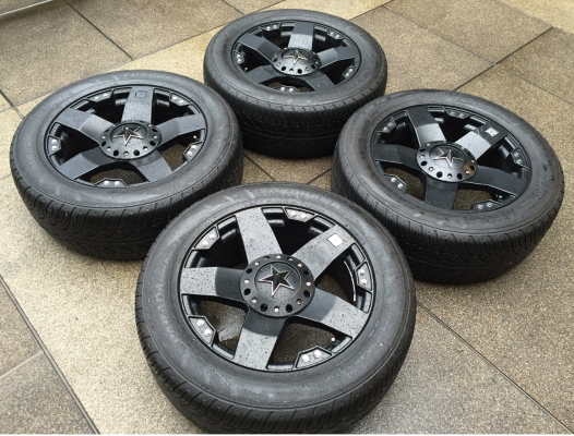 ล้อ USA ขอบ20 พร้อมยาง Yokohama 275 55 20 ปี14 ดอกเต็ม ใช้งานน้อย