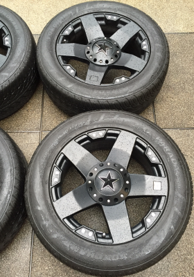 ล้อ USA ขอบ20 พร้อมยาง Yokohama 275 55 20 ปี14 ดอกเต็ม ใช้งานน้อย