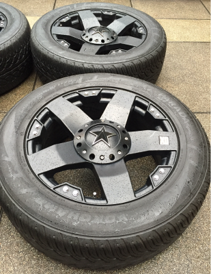 ล้อ USA ขอบ20 พร้อมยาง Yokohama 275 55 20 ปี14 ดอกเต็ม ใช้งานน้อย