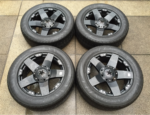 ล้อ USA ขอบ20 พร้อมยาง Yokohama 275 55 20 ปี14 ดอกเต็ม ใช้งานน้อย