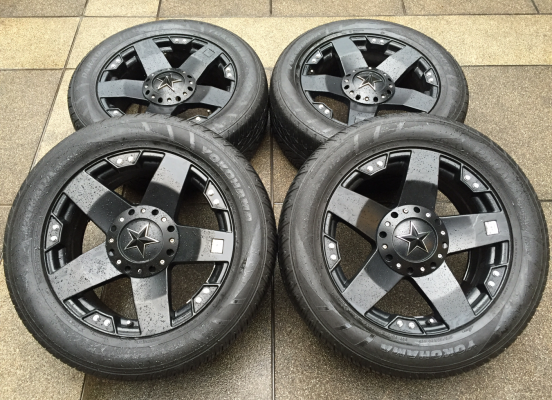 ล้อ USA ขอบ20 พร้อมยาง Yokohama 275 55 20 ปี14 ดอกเต็ม ใช้งานน้อย