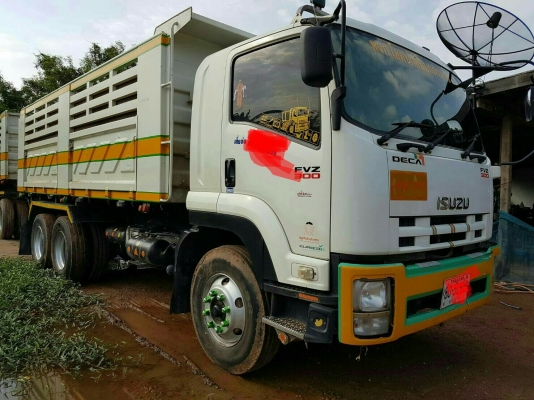 Isuzu 300 แรง แม่ลูกดั้มกระบะสามมิตร จดทะเบียนปี 54 รายปี เอกสารพร้อมโอน