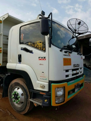Isuzu 300 แรง แม่ลูกดั้มกระบะสามมิตร จดทะเบียนปี 54 รายปี เอกสารพร้อมโอน