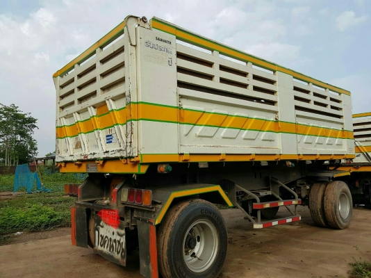 Isuzu 300 แรง แม่ลูกดั้มกระบะสามมิตร จดทะเบียนปี 54 รายปี เอกสารพร้อมโอน