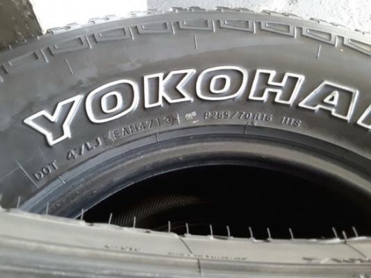 Yokohama AT 265/70/16 ปลายปี13 สภาพสวยๆ 1ชุด