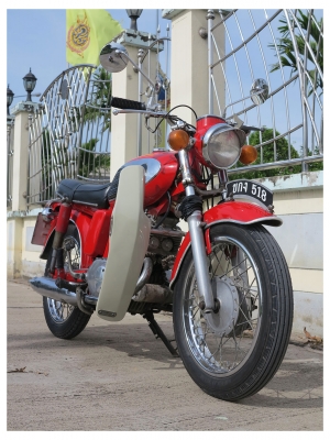 Honda CD125E ทะเบียนเล่มเขียวไม่ขาดต่อ2560