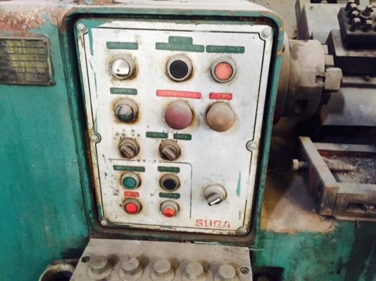 เครื่องกลึงออโต nc. ยี่ห่อsuga. ญี่ปุ่น หัวจับไฮโดริน สองป้อมมีด เครื่องกลึงออโต nc. ยี่ห่อsuga. ญี่ปุ่น หัวจับไฮโดริน สองป้อมมีด