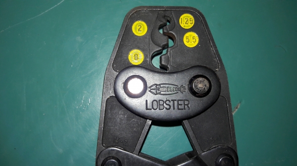 ขายคีมย้ำสายไฟ LOBSTER MADE IN JAPAN.ใหม่เก่าเก็บ