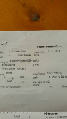 ขายแม่เดียว 1,550,000บ / ขาย แม่ลูก2เพา1,850,000บ สิบล้อ อีซูชุ 270ยูโร2ปี50 maxload แม่ลูก2เพา ดั้มสามมิต"สภาพดีสวยเดิมๆพร้อมใช้งาน ทะเบียนพร้อมโอน แม่เดียว ขาย1,520,000บ ราคาตัดพ่อค้า คร๊าฟๆ ขายแม่เดียว 1,550,000บ / ขาย แม่ลูก2เพา1,850,000บ สิบล้อ อีซูชุ 270ยูโร2ปี50 maxload แม่ลูก2เพา ดั้มสามมิต"สภาพดีสวยเดิมๆพร้อมใช้งาน ทะเบียนพร้อมโอน แม่เดียว ขาย1,520,000บ ราคาตัดพ่อค้า คร๊าฟๆ