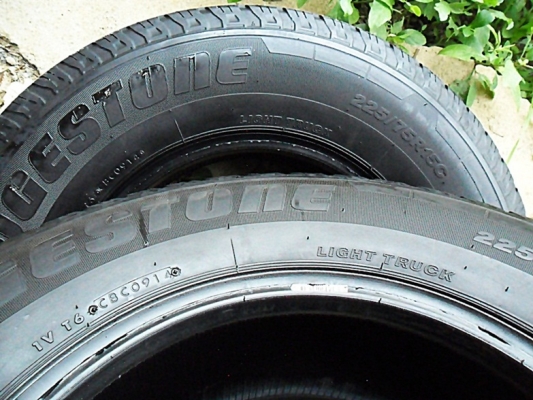 ยางกระบะ15 บริดสโตน 225-75-R15 ปี14