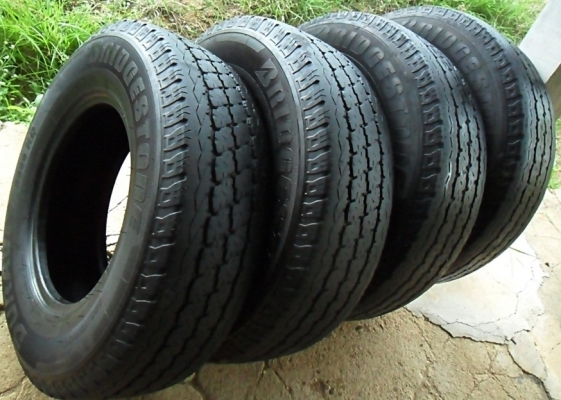 ยางกระบะ15 บริดสโตน 225-75-R15 ปี14