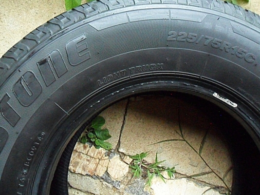 ยางกระบะ15 บริดสโตน 225-75-R15 ปี14