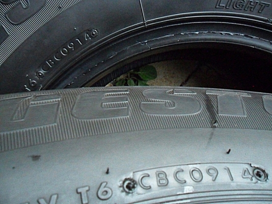 ยางกระบะ15 บริดสโตน 225-75-R15 ปี14