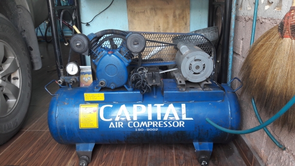 ปั๊มลม capital 60ลิตรเก้บลมอยู่พร้อมใช้