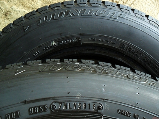 ยางกระบะขอบ15 ดันล็อป195 R15 ลงพื้นปี14 (4เส้น 2,700)