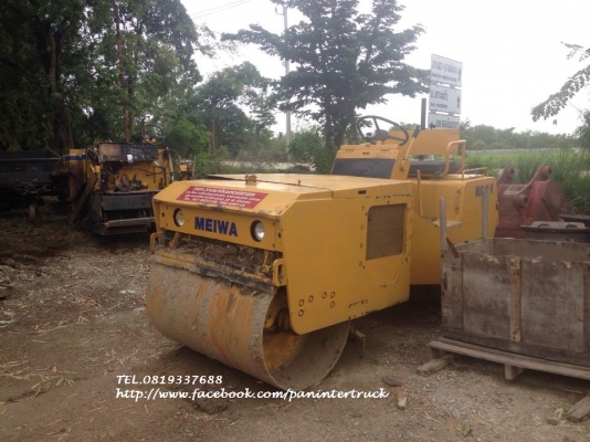 สินค้าเก่านอก ขายถูกด่วนๆMEIWA-MUC40W รถบดหน้าเหล็ก-หลังยาง /แบบ 4 ตัน /สั่นสะเทือนด้านหน้า /ยางหลัง 4 เส้น /เลี้ยวเอว/ ราคาเพียง 235,000 บาท