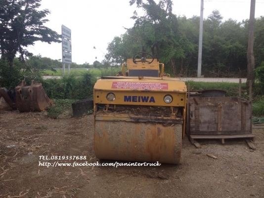สินค้าเก่านอก ขายถูกด่วนๆMEIWA-MUC40W รถบดหน้าเหล็ก-หลังยาง /แบบ 4 ตัน /สั่นสะเทือนด้านหน้า /ยางหลัง 4 เส้น /เลี้ยวเอว/ ราคาเพียง 235,000 บาท สินค้าเก่านอก ขายถูกด่วนๆMEIWA-MUC40W รถบดหน้าเหล็ก-หลังยาง /แบบ 4 ตัน /สั่นสะเทือนด้านหน้า /ยางหลัง 4 เส้น /เลี้ยวเอว/ ราคาเพียง 235,000 บาท