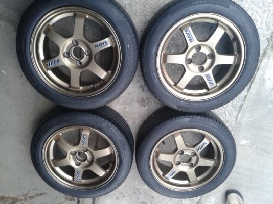 ขายล้อ te37 ขอบ 15 พร้อมยาง ขายล้อ te37 ขอบ 15 พร้อมยาง