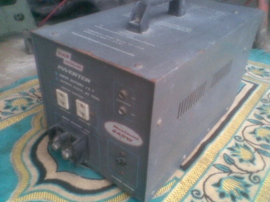 ขายหม้อแปลงไฟ siam neonline แปลงไฟแบตรถยนต์ 12v เป็นไฟ 220v