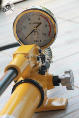 ไฮดรอลิก 20 ตัน กระบอก+ปั๊มไฮดรอลิกมือโยกพร้อมเกจวัดแรงดัน