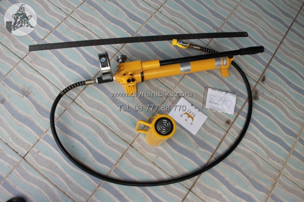 ไฮดรอลิก 20 ตัน กระบอก+ปั๊มไฮดรอลิกมือโยกพร้อมเกจวัดแรงดัน